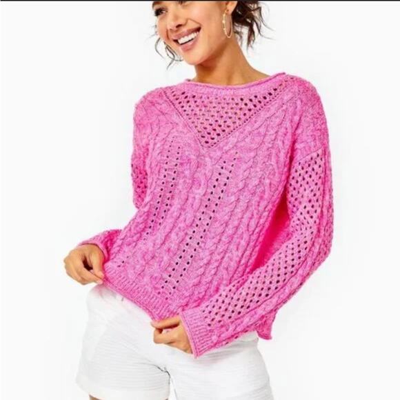 Lilly Pulitzer Sweaters - Lilly Pulitzer Maxci Sweater Pink Size XS